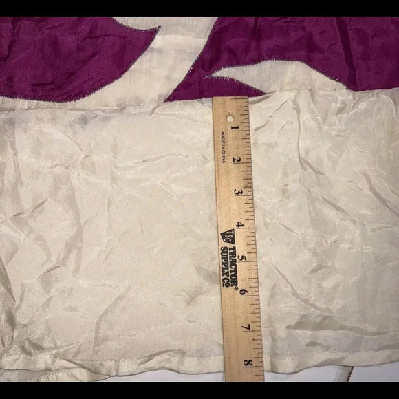 Yoana Baraschi Purple White Designer Luxury Formal Beaded Floor Length Gown Smal - Picture 15 of 15